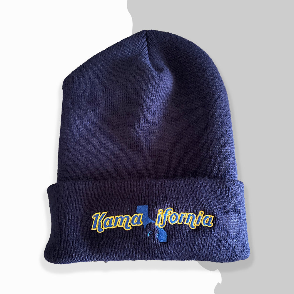 Kamalifornia Navy Blue Beanie