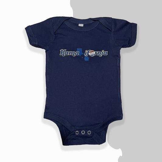 Kamalifornia Proud Navy Blue Onesie